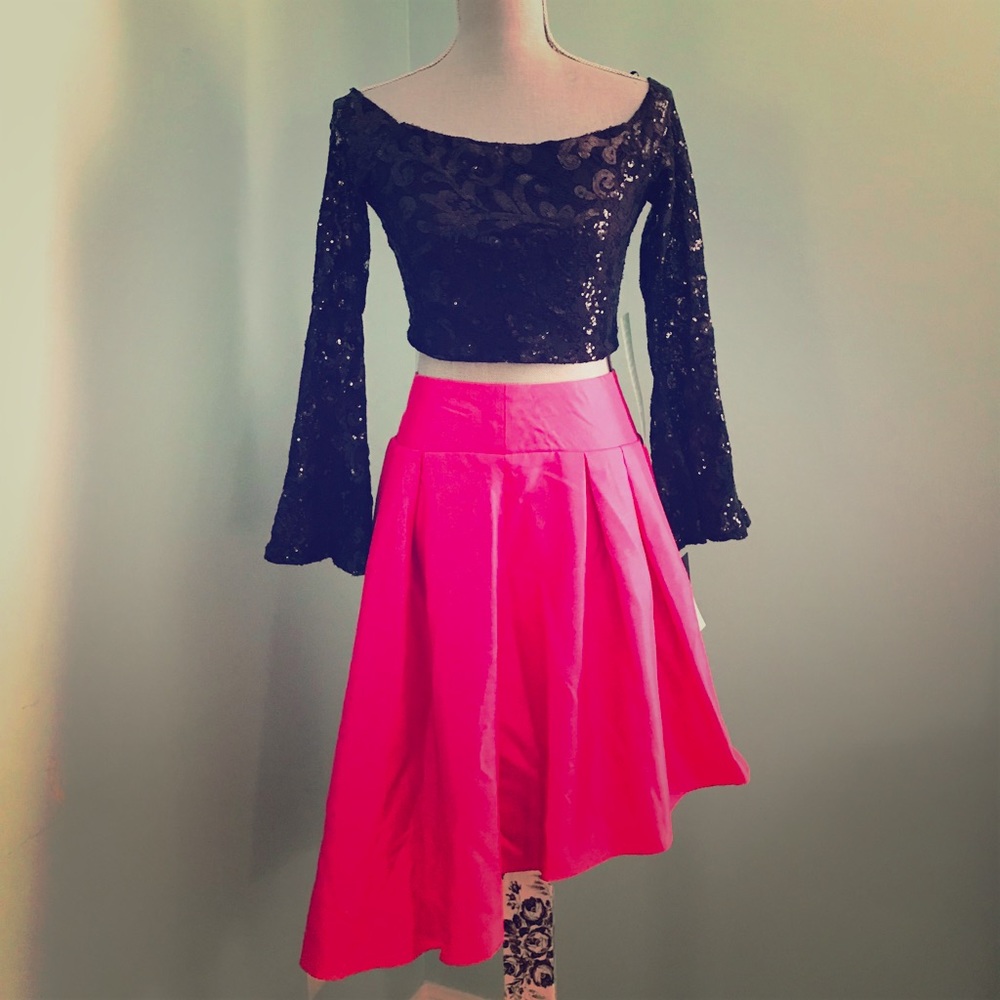 New 2 Piece City Triangles Dress